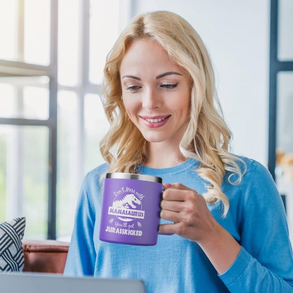 Mamasaurus Coffee Mug, Birthday Gifts for Women - Picture 8 of 9
